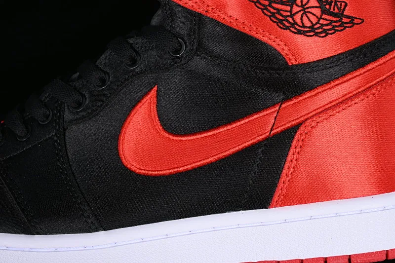 All Categories Air Jordan Jordan Series Basketball Shoes Air Jordan 1 High L Version Air Jordan 1 High OG "Satin Bred" AJ1 Joe 1 Silk Forbidden Wear FD4810-061
